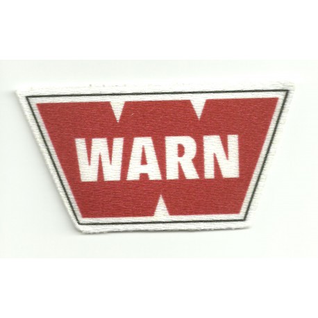 Textile patch WARN 8 cm x 4,5 cm