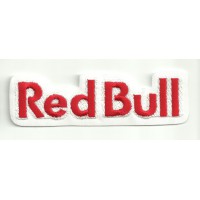Patch embroidery RED BULL WHITE letras 5cm x 1,5cm