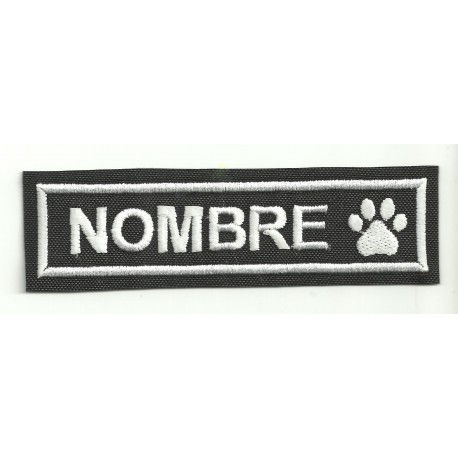 Embroidery Patch THE NAME OF YOUR PET 16cm X 5 cm
