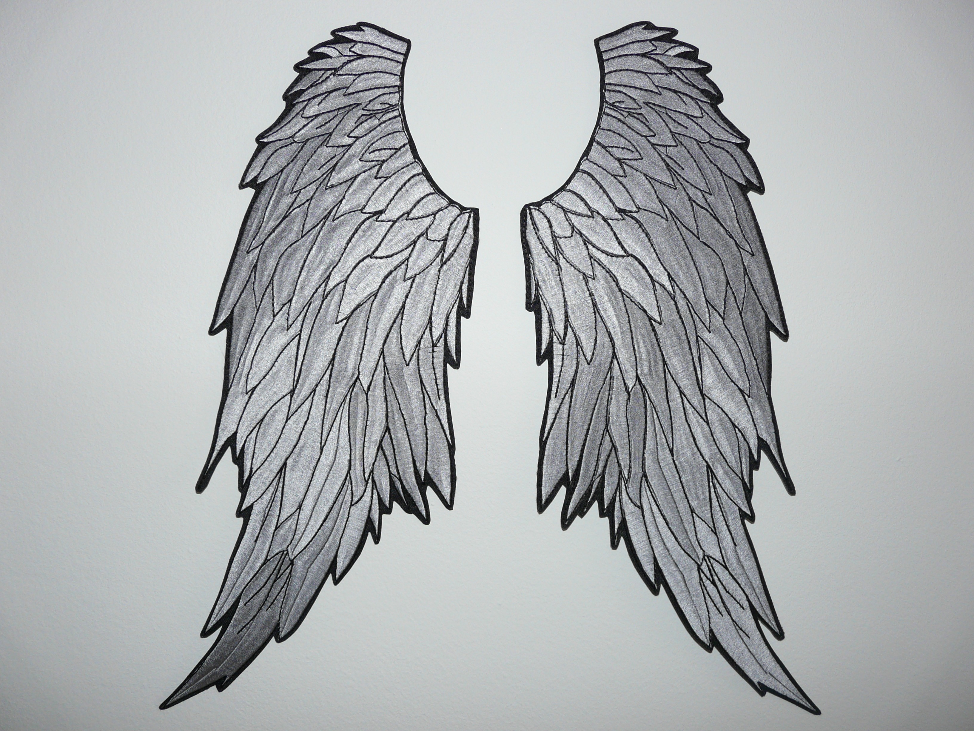 lote de dos parches de alas de angel con pequeñ - Buy Other handmade  articles on todocoleccion