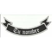 PERSONALIZED GOTHIC embroidery patch DOWN 29cm x 11cm