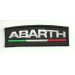 Patch embroidery ABARTH BLACK 13cm x 4cm
