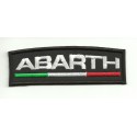 Patch embroidery ABARTH BLACK 13cm x 4cm