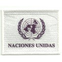 Patch embroidery NACIONES UNIDAS 7CM x 5CM
