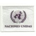 Patch embroidery NACIONES UNIDAS 4cm x 3cm