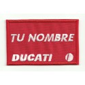 PERSONALIZED DUCATI embroidery patch 8cm X 4,5cm