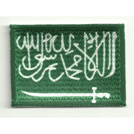 Patch embroidery and textile ARABIA SAUDI 7CM x 5CM