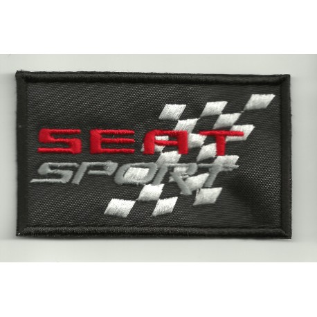 Patch embroidery SEAT SPORT 8,5CM X 5CM