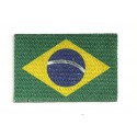  Textile and embroidery patch BRASIL flag 4cm x 3cm