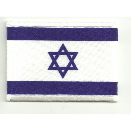 Parche bordado y textil ISRAEL 7CM x 5CM