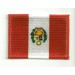 Patch embroidery and textile FLAG PERU 4CM x 3CM