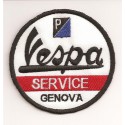 Patch embroidery VESPA SERVICE 3cm