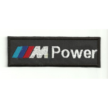 Patch embroidery M POWER " BMW " 4,5cm x 1,5cm