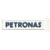 Patch embroidery PETRONAS WHITE 6cm x 1,3cm