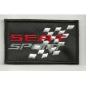 Patch embroidery SEAT SPORT 4,3cm x 2,5cm