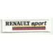 Patch embroidery RENAULT SPORT WHITE ANTIGUO 5cm x 1.5cm