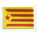 Patch textile and embroidery FLAG CATALUNYA INDEPENDENTISTA AMARILLA 4CM X 3CM