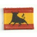 Patch embroidery and textile FLAG SPAIN TORO 4CM X 3CM