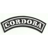 Embroidered Patch CORDOBA 25cm x 7cm