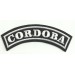Embroidered Patch CORDOBA 11cm x 4cm
