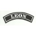 Embroidered Patch LEON 25cm x 7cm
