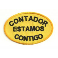 Embroidery patch CONTADOR ESTAMOS CONTIGO 9cm x 6cm