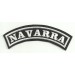 Parche bordado NAVARRA 15cm x 5,5cm