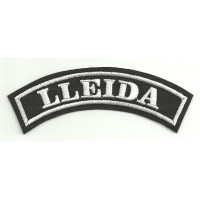 Embroidered Patch LLEIDA 25cm x 7cm