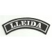 Embroidered Patch LLEIDA 11cm x 4cm