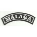 Embroidered Patch MALAGA 11cm x 4cm
