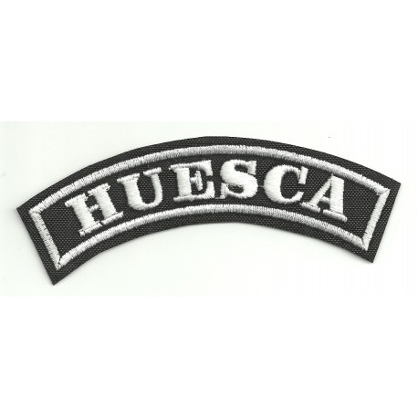 Embroidered Patch HUESCA 15cm x 5,5cm
