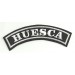 Embroidered Patch HUESCA 11cm x 4cm