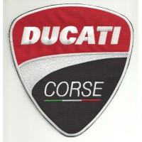 Patch embroidery DUCATI CORSE 20cm x 18,8cm