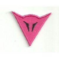 Patch embroidery DAINESE LOGO PINK 7cm x 6,5cm