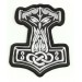 embroidered patch HAMMER THOR 15,5cm x 13cm