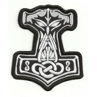 embroidered patch HAMMER THOR 10cm x 8cm