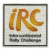 Parche textil IRC INTERCONT RALLY CHALLENGE 8cm X 8cm