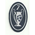 Embroidery patch 7 CUPS CHAMPIONS 5CM X 7,5cm