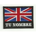 Embroidery patch PERSONALIZED UNITED KINGDOM NAMETAPE 7,5cm x 5,5cm