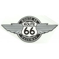 Embroidery patch ROUTE 66 WING 28cm x 13cm