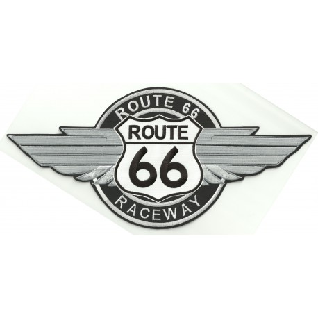 Embroidery patch ROUTE 66 WING 20cm x 9cm