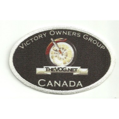 embroidery patch VICTORY MOTORCYCLES CANADA 8cm x 5,5cm