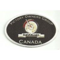 Parche bordado y textil VICTORY MOTORCYCLES CANADA 20cm X 13,75cm