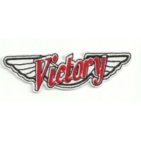 embroidery patch VICTORY MOTORCYCLES ALAS 10.5cm x 3cm