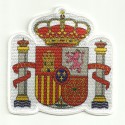 Textile and embroidery patch SPANISH OFFICIAL SHIELD 9,5cm x 9,5cm