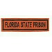 Patch embroidery FLORIDA STATE PRISON 10cm x 2.8cm