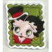 Emroidery patch BETTY BOOP STAMP 6,5 cm x 7,5 cm