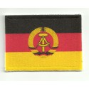 Patch textile and embroidery FLAG REPUBLICA DEMOCRATICA GERMANY 4cm x 3cm