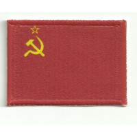 Parche textil y bordado BANDERA UNION SOVIETICA URSS 7cm x 5cm