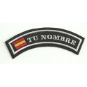 Embroidery patch PERSONALIZED UP FLAG NAMETAPE 5,5cm x 2cm